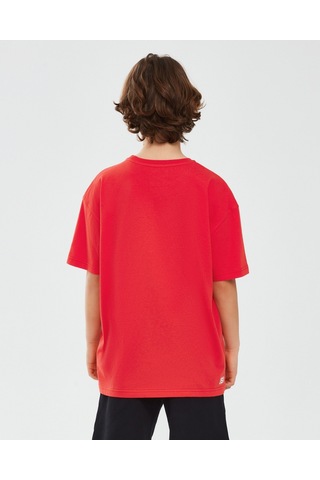 Skechers Graphic Tee B Short Sleeve Büyük Erkek Çocuk Kırmızı Tshirt Sk241020-600