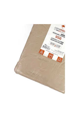 956 Süper Beyaz Seramik Çamuru Vakumlu - 10 Kg