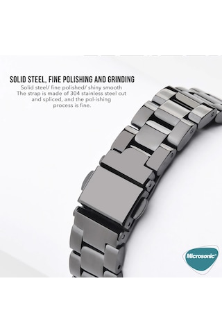 Microsonic Xiaomi Mi Band 9 Metal Stainless Steel Kordon