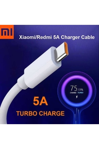 Tıklakap Xiaomi Turbo Hızlı Şarj Kablosu 5.0A Type-C