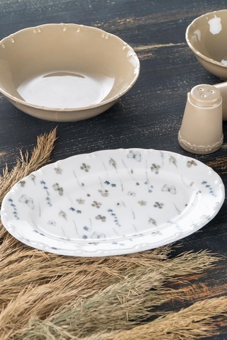 Flora 6 Kişilik 23 Parça Porselen Yemek Takımı