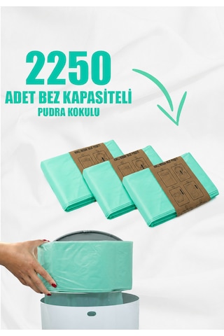 Korbell 16 Lt Çöp Kutuları Ile Uyumlu 2250 Bebek Bezi Kapasiteli 3 Paket Yerli Çöp Poşeti Pudra Kokulu Korbell 16 Lt Çöp Kutuları Ile Uyumlu 2250 Bebek Bezi Kapasiteli 3 Paket Yerli Çöp Poşeti Pudra Kokulu