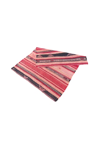El Dokuma Kilim 85x105 Kırmızı İnce %100 Yün Kilim