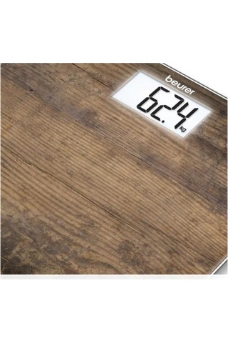 Beurer Gs 203 Ahşap Görünümlü Dijital Cam Baskül