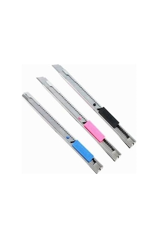 Kyrotech Profesyonel Cep Tipi İnce Metal Maket Bıçağı Alüminyum Kasalı Otomatik Bıçak Kilit Sistemli Falçata Cep Asma Klipsli 132 Mm