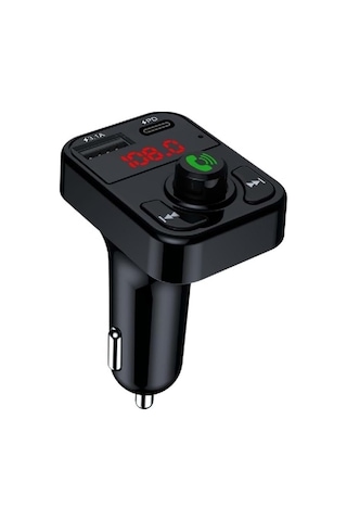Pdateknoloj Concord C-606 Araç Fm Transmitter 5.1 Bluetooth Araç Kiti Usb 3.1amper Hızlı Şarj Çıkışlı Çakmakl