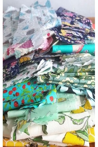 Nyma Home Parça Kumaş - 1 Kg Karışık Paket - Tüm Parçalar En Az 1 Mt Karışık-asorti
