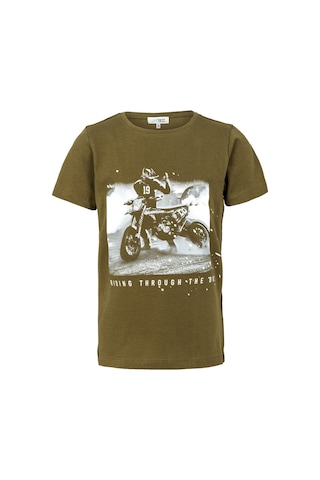 Brz Kıds Brz Kids Baskılı Erkek Çocuk Kısa Kollu T-shirt-haki Haki