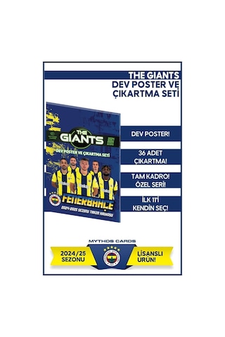 The Giants Fenerbahçe Dev Poster Ve Çıkartma Seti 2024/25