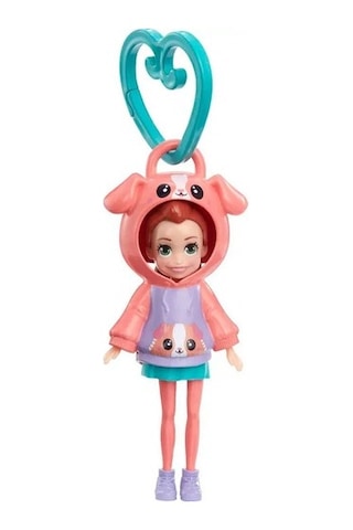 Polly Pocket Kapüşonlu Bebek -Köpek HKV98 HKW01 Lisanslı  Ürün