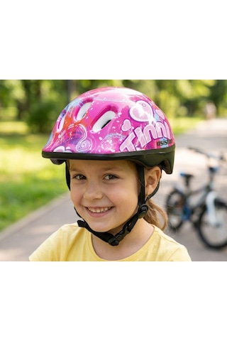 Asistan Mv6-2 Pembe Xs 44-48cm Çocuk Bisiklet Kaskı