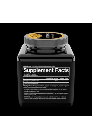 Men's Shilajit - 250 Mg Shilajit Capsules - Energy Supplement - Supports Stamina & Endurance - Gluten, Dairy & Soy Free - 60 Veg
