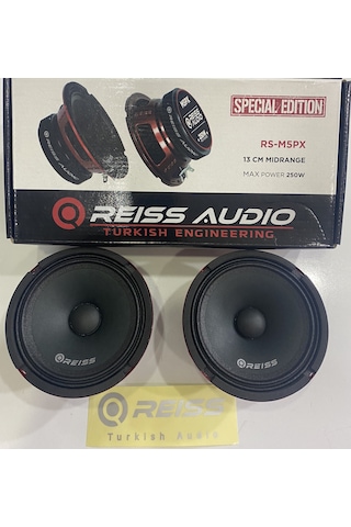 Reıss Audıo Rs-M5Px 13Cm Midrange 250Wat 100Rms İki Adet