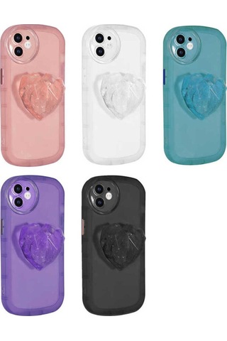 Apple iPhone Uyumlu 12 Kamera Korumalı Pop Soketli Renkli Csm Zore Ofro Kılıf mavi