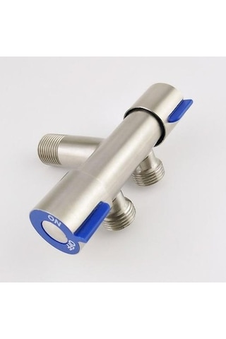 Dinosaurs 2 M. Paslanmaz Çelik Tuvalet Musluk Seti - Gümüş05 Altın