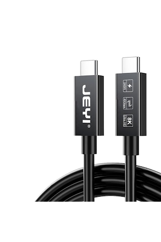 Jeyı Tb-050 50cm Thunderbolt-4 40gbps 8k 60hz Görüntü Pd 240w