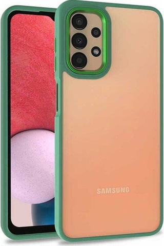Galaxy Uyumlu A53 5g Kılıf Zore Flora Kapak Yeşil