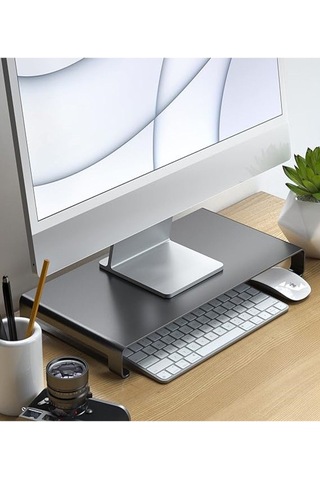 Çok Amaçlı Monitör Laptop Notebook Standı Uzay Gri