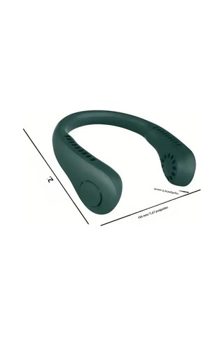 Yingfu Taşınabilir Boyun Fanı - Mini Sessiz Elektrikli L21 Yeşil Fan