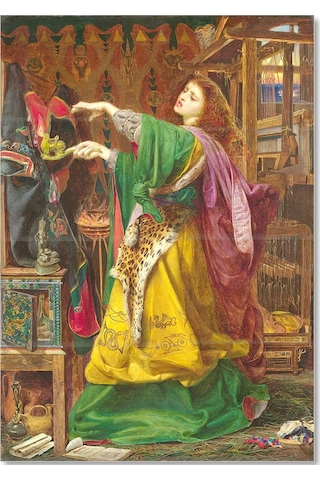 Cakasepetim Morgan Le Fay Kral Arthur'un Koruyucusu Cadı Ahşap Mdf Tablo