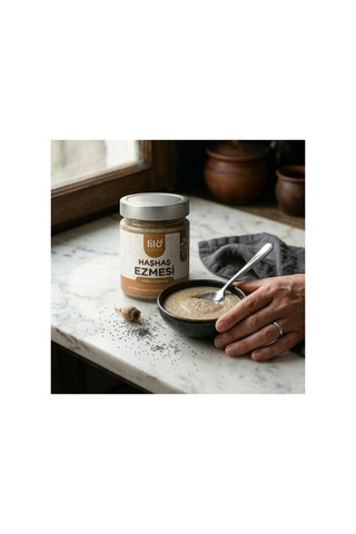 %100 Yerli Haşhaş Ezmesi Katkısız 300 G Aflatoksin Ve Pestisit Analizli - 853994321