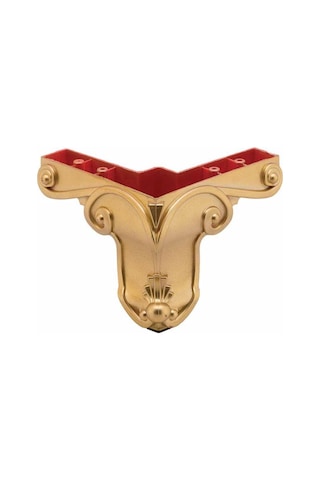 Gürçayhırdavat Gürçay Mobilya Ayağı Plastik Aslan Altın 12Cm (4 Adet)