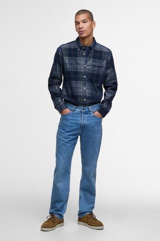 Barbour Blair Tailored Tartan Cord Gömlek Tn42 Riverstone Tartan Çok Renkli