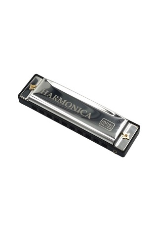 Hermann Mayer Hm10c Silver Harmonica - Domajör Mızıka