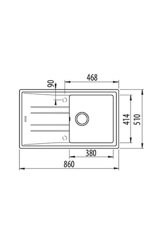 Teka Stone 50 B-Tg Beyaz Granit Mutfak Eviyesi