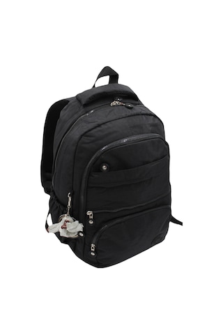 Bevitton Krinkıl Kumaş Unisex Siyah Okul Çantası 2400