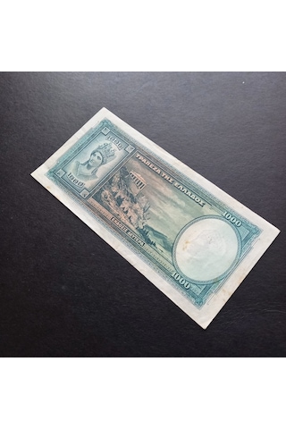 Escoines Koleksiyon Yunanistan 1000 Drahmi Ççt 1939 Eski Yabancı Kağıt Para - 3996366b2b6f45616c