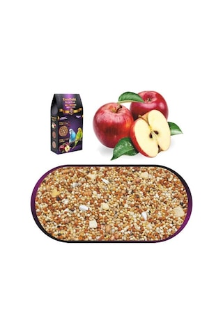 Eurogold  Deluxe Blend Gerçek Elmalı Premium Muhabbet  Yemi 1 Kg