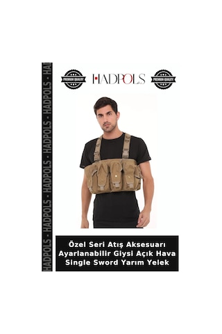 Hadpols Özel Seri Atış Aksesuarı Ayarlanabilir Giysi Açık Hava Single Sword Yarım Yelek Çok Renkli
