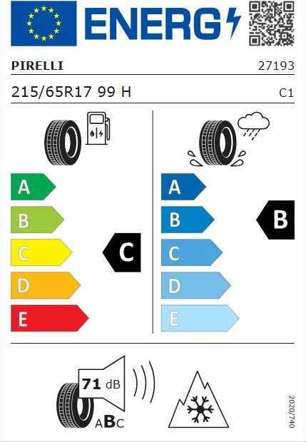 Pirelli 215/65R17 99H Winter Sottozero Serie 3 Mo Kış Lastiği 2025