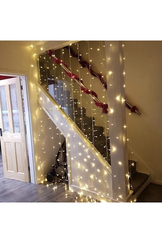 Ithınk Led Işık Zinciri 50 Led 5 Metre 8 Fonksiyon Sarı Işık Diğer