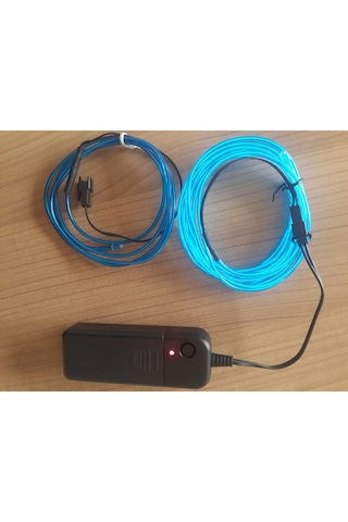 Fitilsiz Torpido Led Aydınlatma 3 Metre 12 Volt Roleli-Mavi