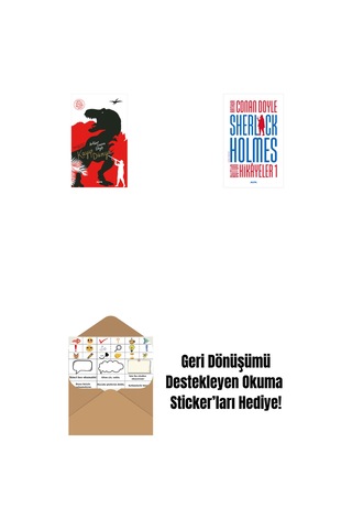 Kayıp Dünya + Sherlock Holmes - Bütün Hikayeler 1 Ciltli + Okuma Sticker'ları