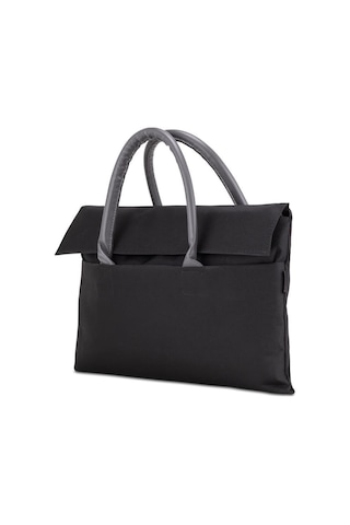 Classone Byn-el000 Wtxpro Su Geçirmez Kumaş 13-14 İnch Bayan Laptop, Notebook, Apple Uyumlu MacBook Air El Çantası- Tote Bag - Siyah