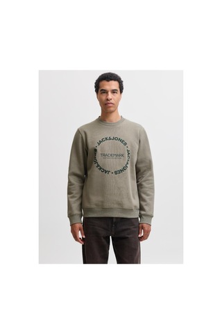 Jack & Jones Jjbenson Sweat Crew Neck Vetıver Erkek Sweatshirt 12298497