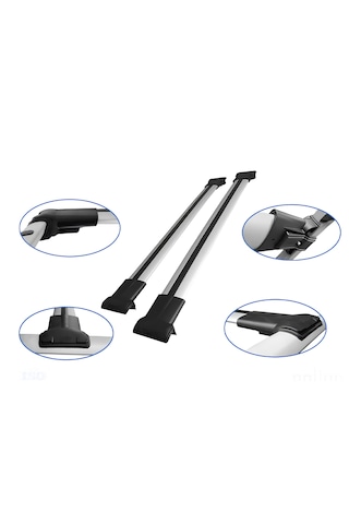 Klasik Universal Ara Atkı Tavan Barı Gri 138cm
