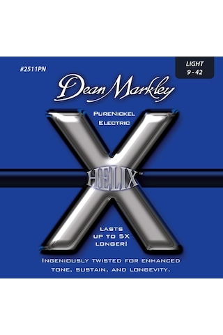 Dean Markley Helix Pure Nickel Light - Lt Takım Tel Elektro Gitar
