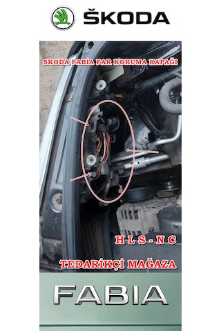 Skoda Fabia Ön Far Kapağı 1 Adet 1