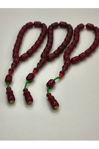 Zeyzun Usta Bilek Boy Efe Maskot Sıkma Kehribar Tespih 16x1 Mm Ka
