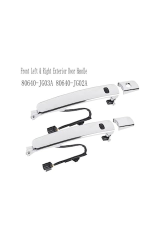 Besthome1 Araba Dış Kapı Kolu Ön Sol Ve Sağ Yan Kapı Kolu Nissan X-trail T31 2006-2014 80640-jg03a