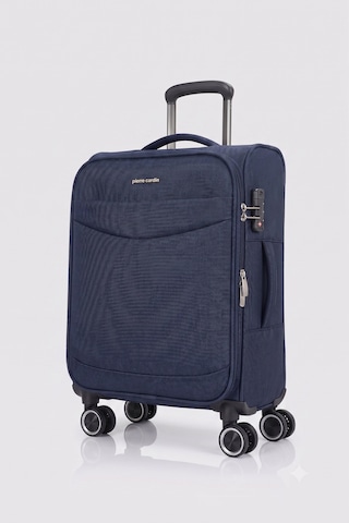 Pierre Cardin Ultra Light Hafif Lüx Kumaş Kabin Boy Valiz Lacivert 04pc6005