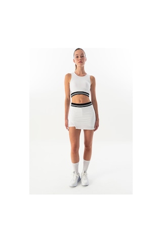 Maraton Slimfit Kadın Beyaz- Etek Beyaz-