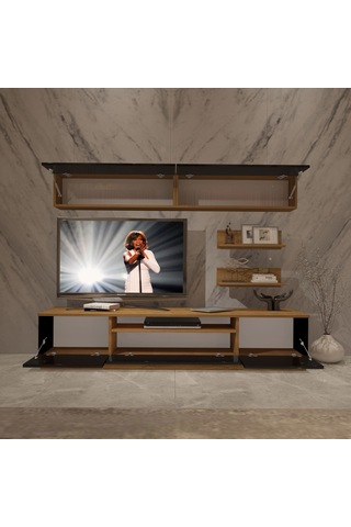 Decoraktiv Trendstyle 5s Mdf Tv Ünitesi Tv Sehpası Pera - Siyah