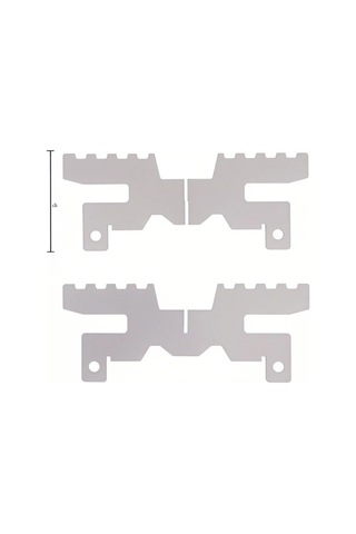 Reedark Titanium Alkollü Ocak Tutucu, 24.5g Ultra Hafif, Gümüş Renk, 96x38mm, Çapraz Ayaklı Taşınabilir Çadır Aleti Gümüş