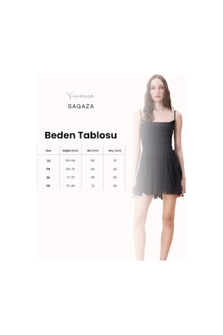 Sagaza Vıvıenne Elbise Beyaz