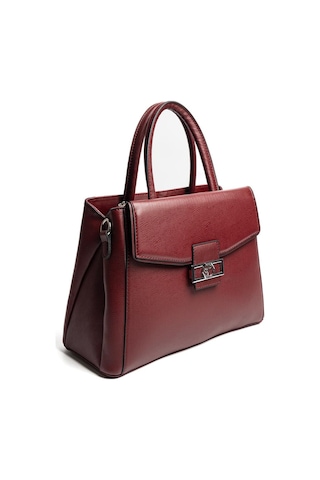 Silver Polo Sp1264 Kadın El Çantası Düz Bordo-bordo